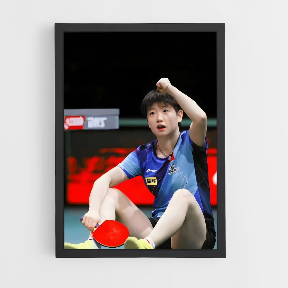Poster Ping Pong Mastery – affiche Tennis de table (vue 2)
